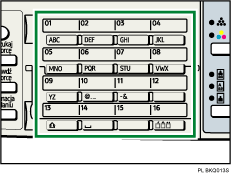 Ilustracja przycisku szybkiego wybierania