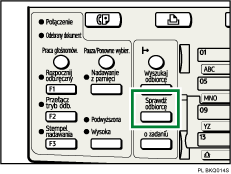 Ilustracja przycisku Sprawdź odbiorcę