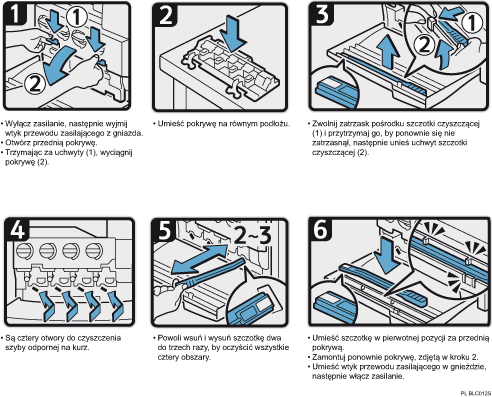 Kolejny wycinek ilustracji szyby pyłoszczelnej