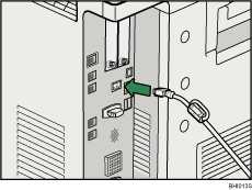 連接乙太網路電纜圖例