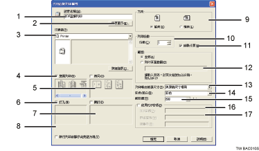 應用程式畫面圖例部位編號圖例