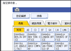 操作面板畫面圖例