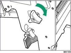 Ilustración del plegador de folletos