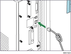 Ilustración del cable de Ethernet