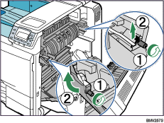 Ilustración de la unidad de fusión