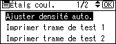 Illustration de l&apos;écran du panneau de commande