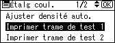 Illustration de l&apos;écran du panneau de commande