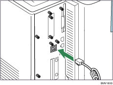 Illustration du câble Ethernet