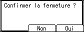 Illustration de l&apos;écran du panneau de commande
