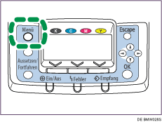 Abbildung Menütaste