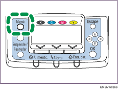Ilustración de la tecla Menú
