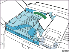 Illustration de l'unité de transport papier