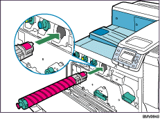 Illustration du toner