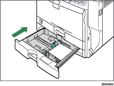 Illustration du magasin papier