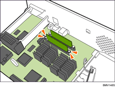 Illustration du module SDRAM