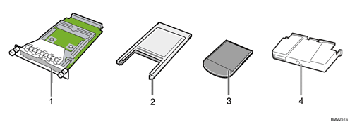 Illustration de l'unit&eacute; d'interface avec l&eacute;gende num&eacute;rot&eacute;e