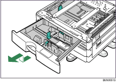 Illustration de l'unit&eacute; l'alimentation papier