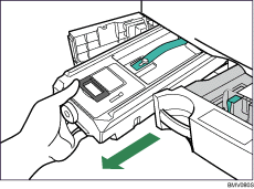 Imagem da embalagem de toner usado