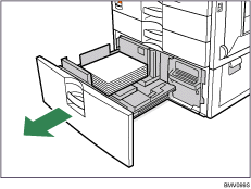 Ilustração da unidade de alimentação de papel