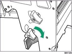 Ilustração do finalizador de folhetos