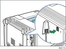 Ilustração da unidade de interface