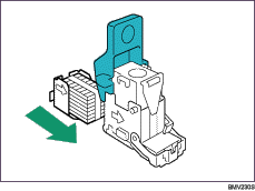 Ilustração da unidade de agrafagem
