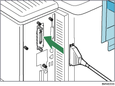 Иллюстрация кабеля параллельного интерфейса