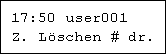 Abbildung Bedienfeldanzeige