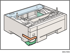 Ilustraci&oacute;n de la unidad de alimentaci&oacute;n de papel