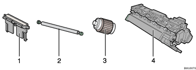 Illustration du kit de maintenance