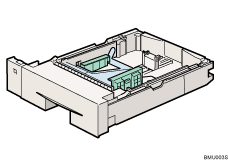 Illustrazione dell'alimentatore buste