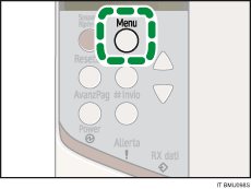 Illustrazione del tasto Menu