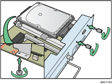 Illustrazione della scheda controller