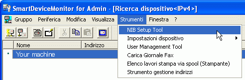 Illustrazione schermata applicazione