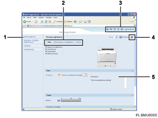 Numerowane odwołania do ekranu przeglądarki internetowej