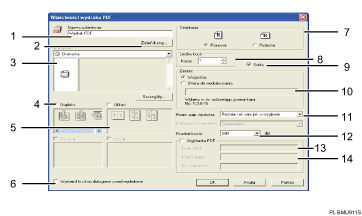 Ilustracja kolejnego wycinka ekranu sterownika