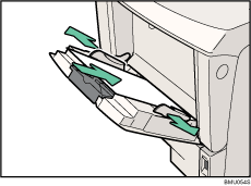 Imagem da bandeja de alimenta&ccedil;&atilde;o manual