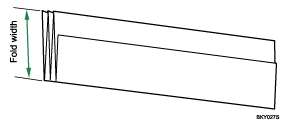 Illustration of Fan Fold