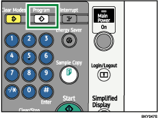 Program key illustration