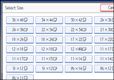 Operation panel screen illustration