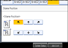Operation panel screen illustration