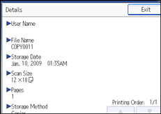 Operation panel screen illustration