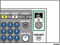 Operation switch illustration