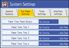 Operation panel screen illustration