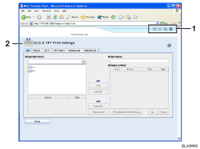 Application screen illustration numbered callout illustration