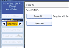 Operation panel screen illustration
