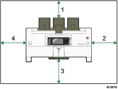 Illustration of access to the machine numbered callout illustration