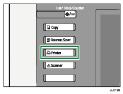 Printer key illustration