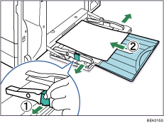 Paper tray illustration