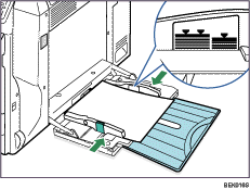 Paper tray illustration